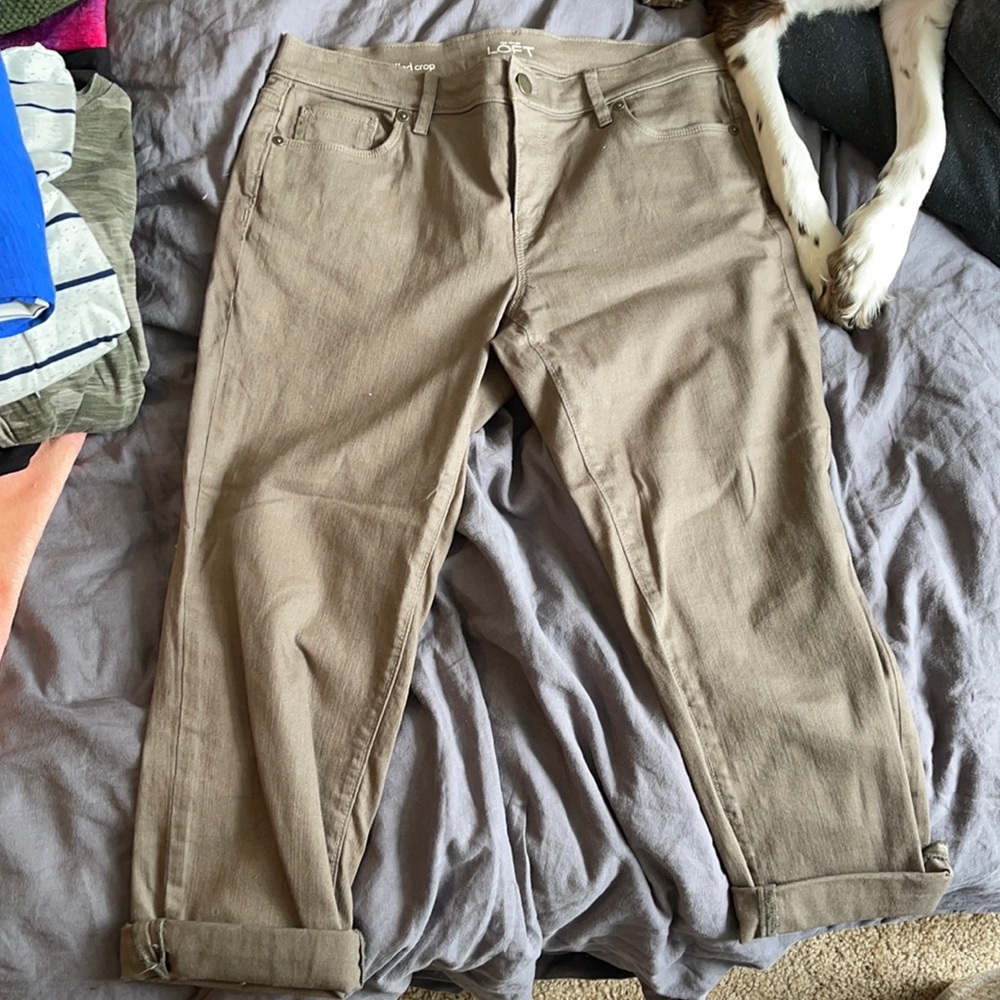 Capri green jeans